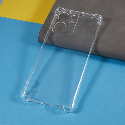 For Honor 80 SE 5G Flexible TPU Case Reinforced Corner Anti-drop Clear Phone Cover