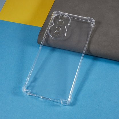 Phone TPU Case for Honor 80 5G , Transparent Anti-drop Corner Protection Phone Cover