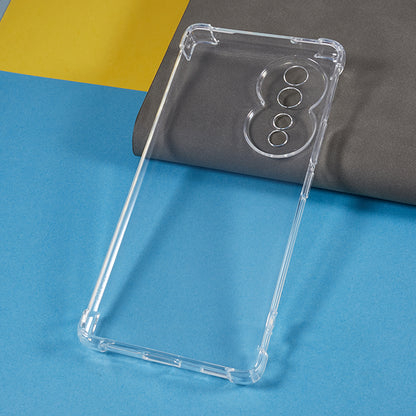 Phone TPU Case for Honor 80 5G , Transparent Anti-drop Corner Protection Phone Cover