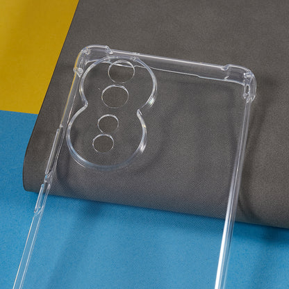Phone TPU Case for Honor 80 5G , Transparent Anti-drop Corner Protection Phone Cover