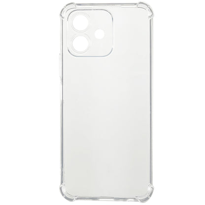 For Honor Play6C 4G Transparent Flexible TPU Phone Cover Shockproof Corner Phone Case