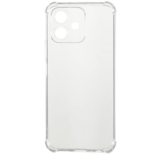 For Honor Play6C 4G Transparent Flexible TPU Phone Cover Shockproof Corner Phone Case