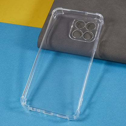 For Honor X8 5G Drop-proof Corner Phone Case Transparent Soft TPU Phone Cover