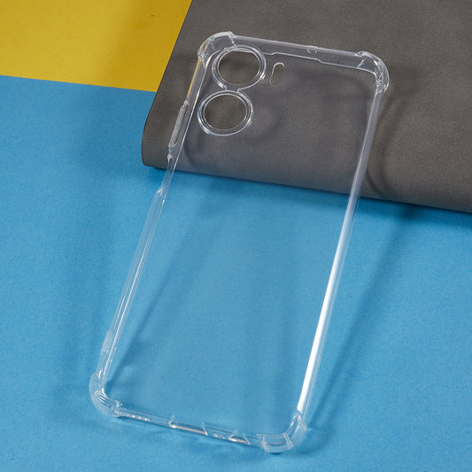 For Honor Play 40 Plus 5G TPU Clear Phone Case Reinforced Corner Anti-drop Phone Cover