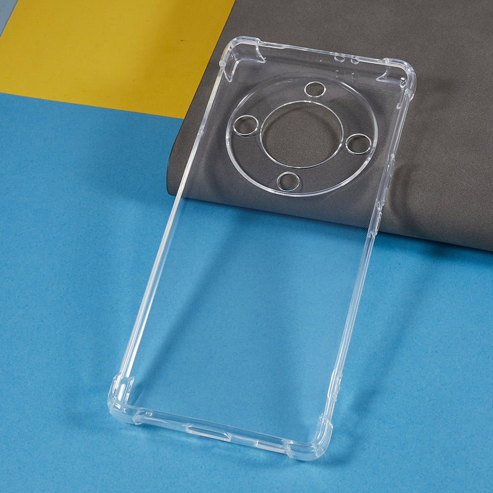 Soft TPU Phone Case for Honor X9a 5G , Reinforced Corner Drop-proof Transparent Cover