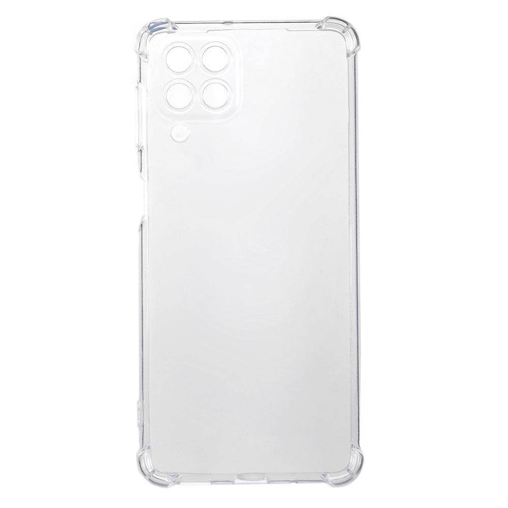 For Samsung Galaxy M53 5G Transparent Phone Case Reinforced Corner Anti-drop TPU Cover