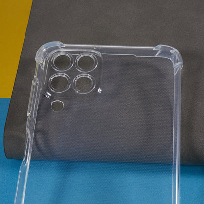 For Samsung Galaxy M53 5G Transparent Phone Case Reinforced Corner Anti-drop TPU Cover