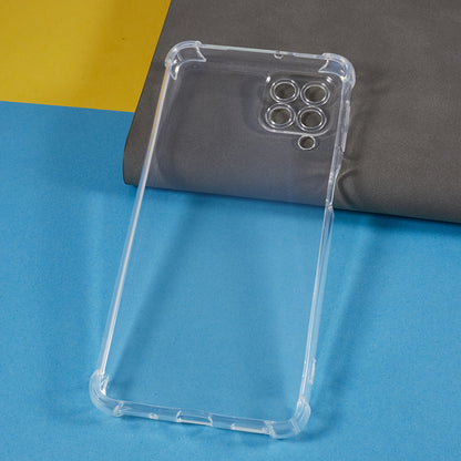 For Samsung Galaxy M53 5G Transparent Phone Case Reinforced Corner Anti-drop TPU Cover