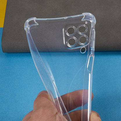 For Samsung Galaxy M53 5G Transparent Phone Case Reinforced Corner Anti-drop TPU Cover