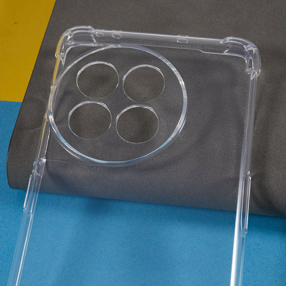 For OnePlus 11R 5G / Ace 2 5G Reinforced Corner TPU Case Transparent Cell Phone Cover