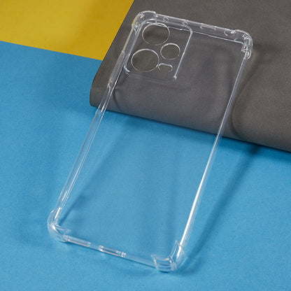 Phone Case for Xiaomi Redmi Note 12 Pro 5G Reinforced Corners Anti-drop TPU Transparent Back Cover