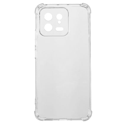 TPU Shell for Xiaomi 13 Reinforced Corners Back Cover Scratch Resistant Transparent Phone Case