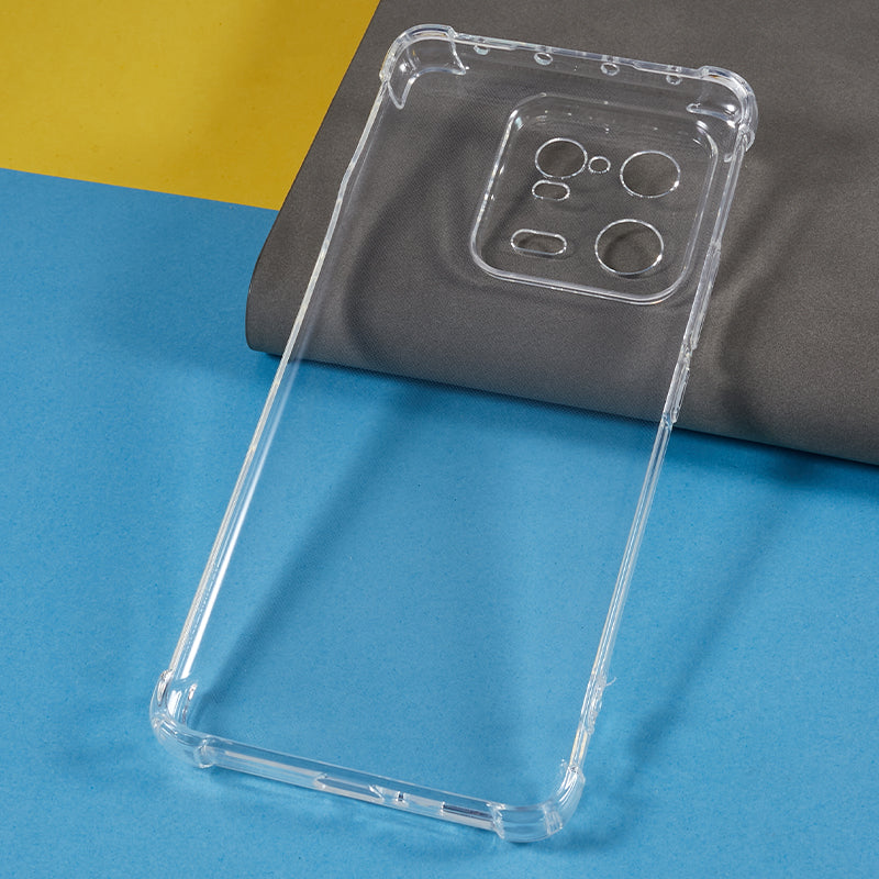 Transparent TPU Shell for Xiaomi 13 Pro 5G Reinforced Corners Anti-drop Cover Phone Protective Case