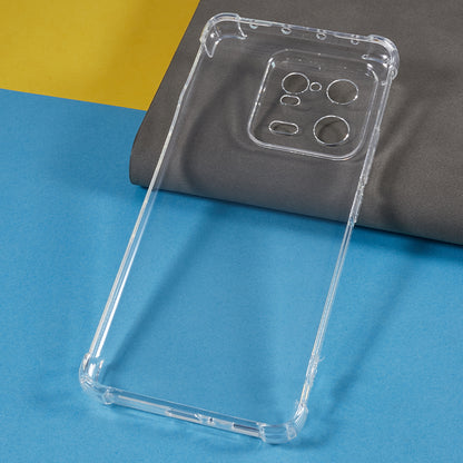 Transparent TPU Shell for Xiaomi 13 Pro 5G Reinforced Corners Anti-drop Cover Phone Protective Case