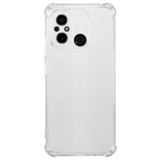 TPU Shell for Xiaomi Poco C55 4G / Redmi 11A 4G / 12C 4G Reinforced Corners Anti-drop Transparent Cover