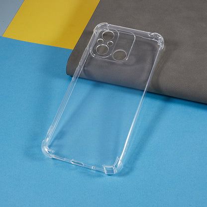 TPU Shell for Xiaomi Poco C55 4G / Redmi 11A 4G / 12C 4G Reinforced Corners Anti-drop Transparent Cover