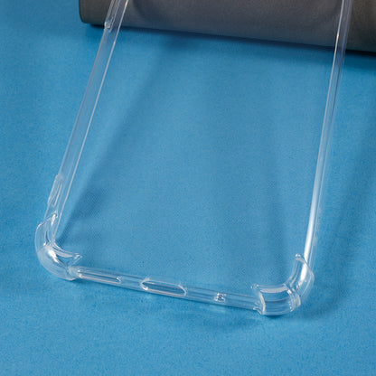 TPU Shell for Xiaomi Poco C55 4G / Redmi 11A 4G / 12C 4G Reinforced Corners Anti-drop Transparent Cover