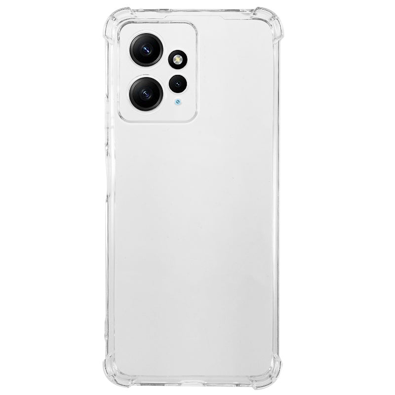 For Xiaomi Redmi Note 12 4G Flexible TPU Phone Case Reinforced Corners Anti-drop Transparent Cover