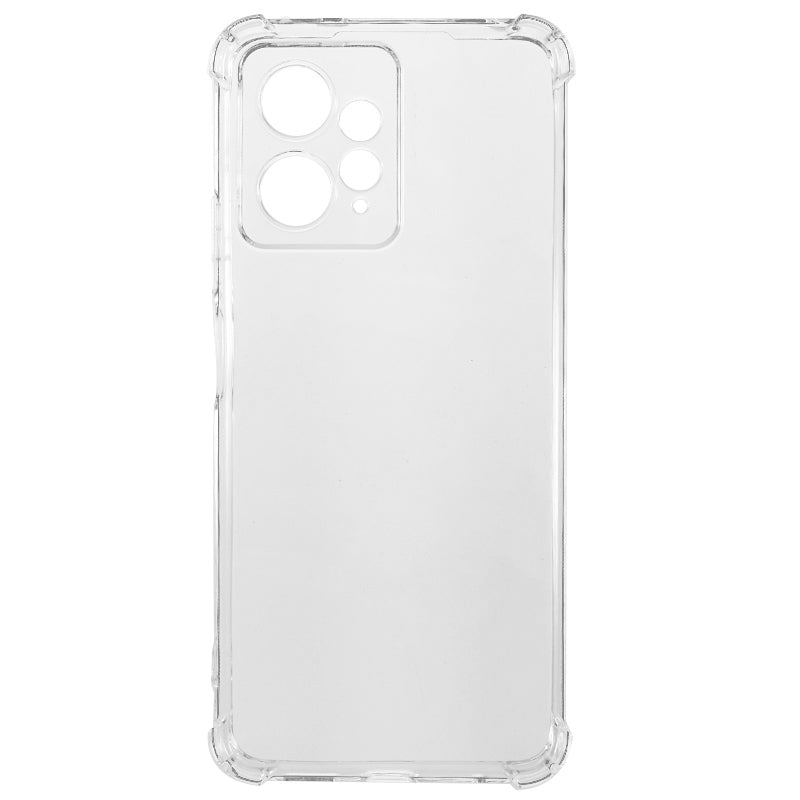 For Xiaomi Redmi Note 12 4G Flexible TPU Phone Case Reinforced Corners Anti-drop Transparent Cover