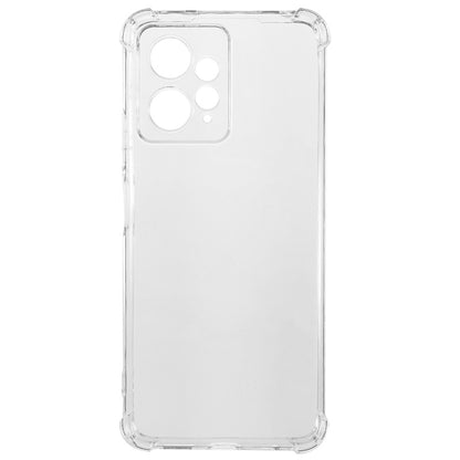 For Xiaomi Redmi Note 12 4G Flexible TPU Phone Case Reinforced Corners Anti-drop Transparent Cover