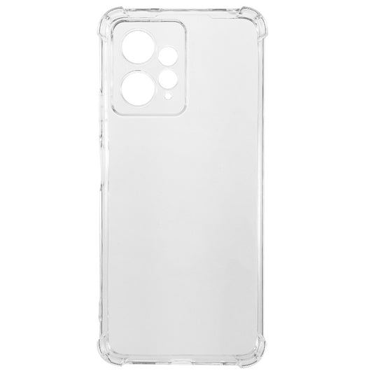 For Xiaomi Redmi Note 12 4G Flexible TPU Phone Case Reinforced Corners Anti-drop Transparent Cover