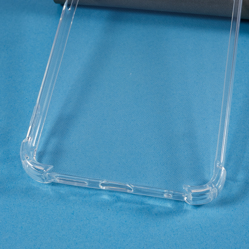 For Xiaomi Redmi Note 12 4G Flexible TPU Phone Case Reinforced Corners Anti-drop Transparent Cover