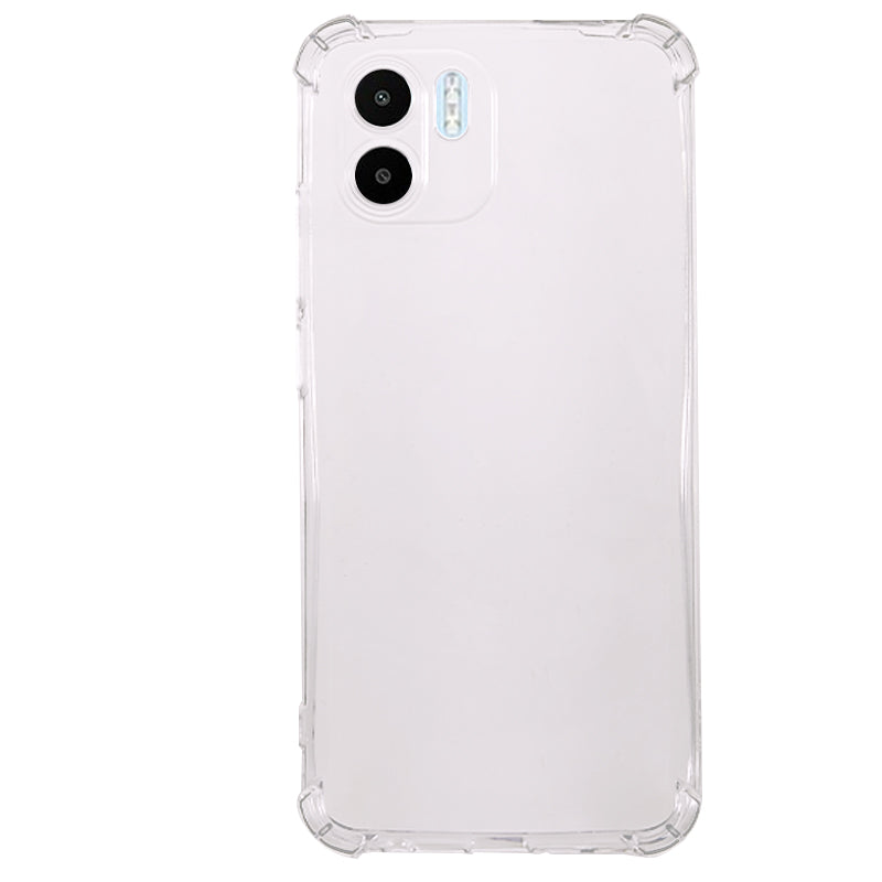 For Xiaomi Redmi A1 4G / A2 4G Anti-drop Phone Case Transparent Scratch-resistant TPU Cover