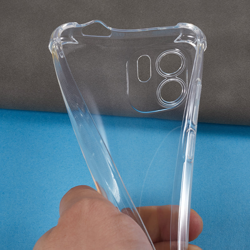 For Xiaomi Redmi A1 4G / A2 4G Anti-drop Phone Case Transparent Scratch-resistant TPU Cover