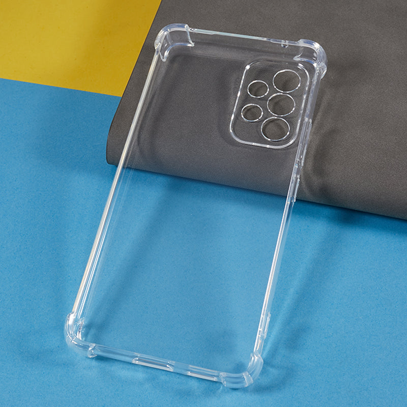 For Samsung Galaxy A53 5G Flexible TPU Phone Case Reinforced Corners Drop Resistant Transparent Cover