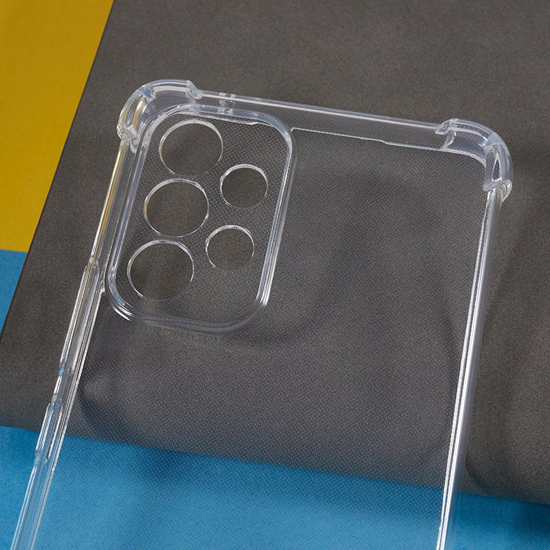 For Samsung Galaxy A53 5G Flexible TPU Phone Case Reinforced Corners Drop Resistant Transparent Cover