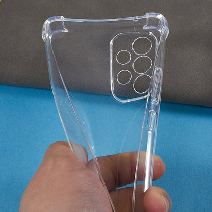 For Samsung Galaxy A53 5G Flexible TPU Phone Case Reinforced Corners Drop Resistant Transparent Cover