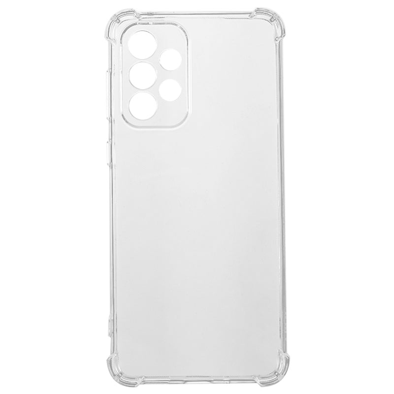 For Samsung Galaxy A73 5G Reinforced Corners Anti-drop Back Cover TPU Transparent Phone Case