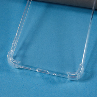 For Samsung Galaxy A73 5G Reinforced Corners Anti-drop Back Cover TPU Transparent Phone Case