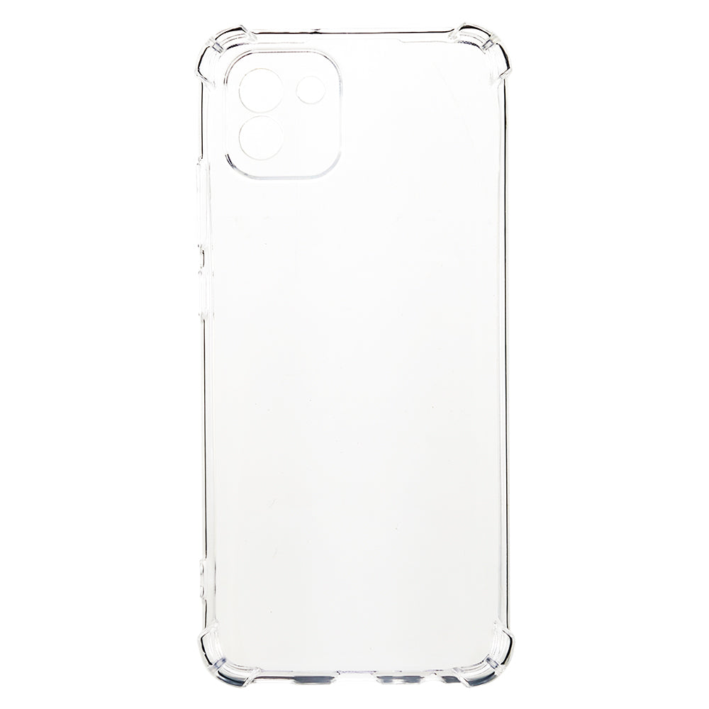 TPU Phone Case for Samsung Galaxy A03 (164.2 x 75.9 x 9.1mm) Anti-drop Clear Phone Cover