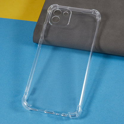 TPU Phone Case for Samsung Galaxy A03 (164.2 x 75.9 x 9.1mm) Anti-drop Clear Phone Cover