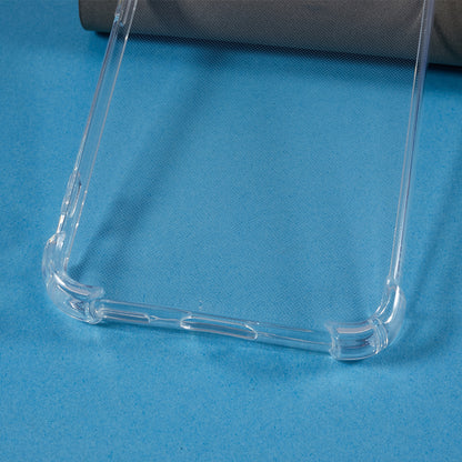 For Samsung Galaxy S22 5G Back Cover Transparent Reinforced Corners Anti-drop TPU Phone Case