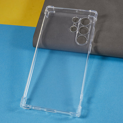 For Samsung Galaxy S22 Ultra 5G Soft TPU Case Reinforced Corner Anti-drop Clear Phone Cover