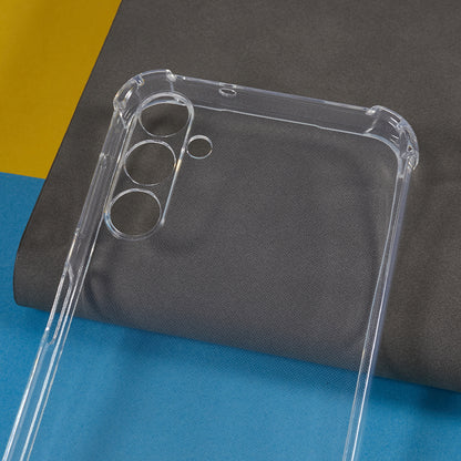 For Samsung Galaxy A14 4G / 5G Transparent TPU Phone Case Anti-drop Corners Cell Phone Cover
