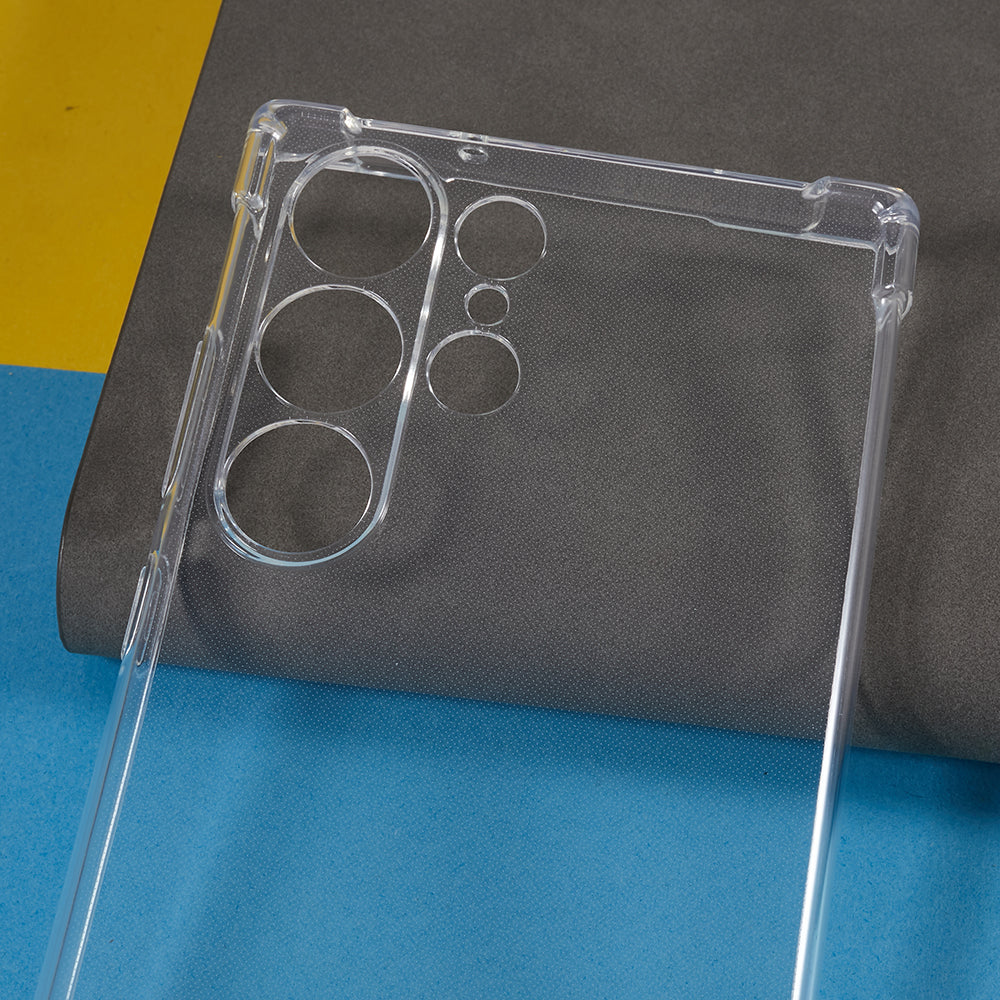 For Samsung Galaxy S23 Ultra TPU Phone Cover Drop-proof Reinforced Corner Clear Phone Case