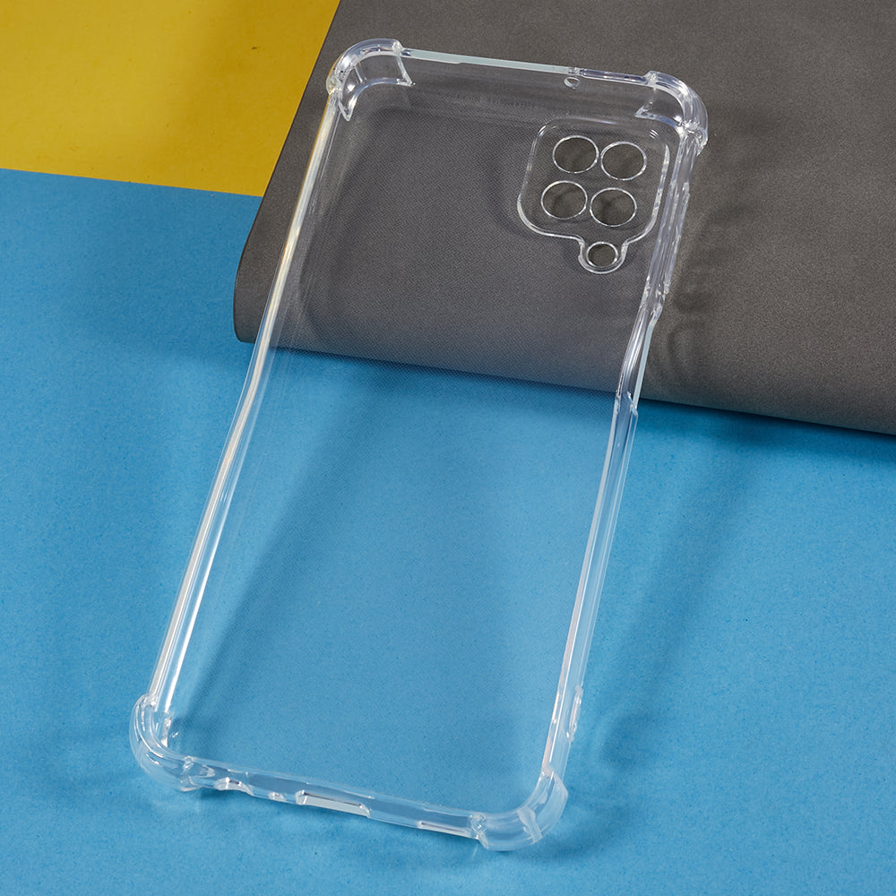 For Samsung Galaxy A12 / M12 Anti-drop Corner Phone Case Transparent TPU Phone Cover