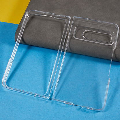 PC Phone Case for Google Pixel Fold , Anti-scratch Two-Piece Design Folding Phone Cover