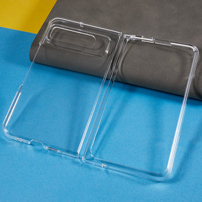 PC Phone Case for Google Pixel Fold , Anti-scratch Two-Piece Design Folding Phone Cover