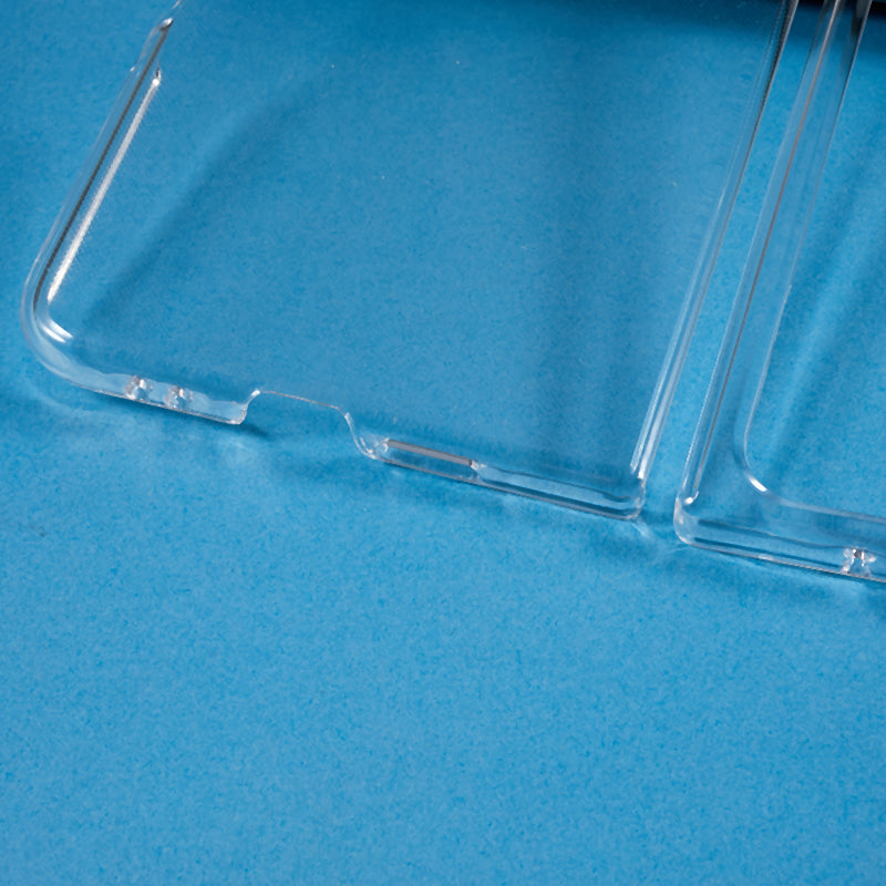 PC Phone Case for Google Pixel Fold , Anti-scratch Two-Piece Design Folding Phone Cover