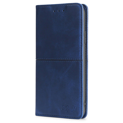 For Honor X5 4G Magnetic Closure Cowhide Texture Phone Case Stand Card Holder Leather Phone Cover