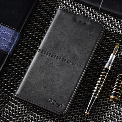 For Honor X5 4G Magnetic Closure Cowhide Texture Phone Case Stand Card Holder Leather Phone Cover