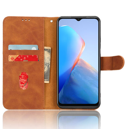 For Infinix Smart 7 Plus / Smart 7 (India) PU Leather Flip Wallet Cover Skin-touch Phone Case with Stand