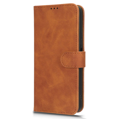 For Infinix Smart 7 Plus / Smart 7 (India) PU Leather Flip Wallet Cover Skin-touch Phone Case with Stand
