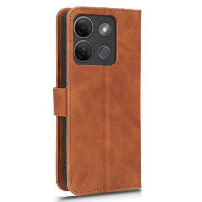 For Infinix Smart 7 Plus / Smart 7 (India) PU Leather Flip Wallet Cover Skin-touch Phone Case with Stand