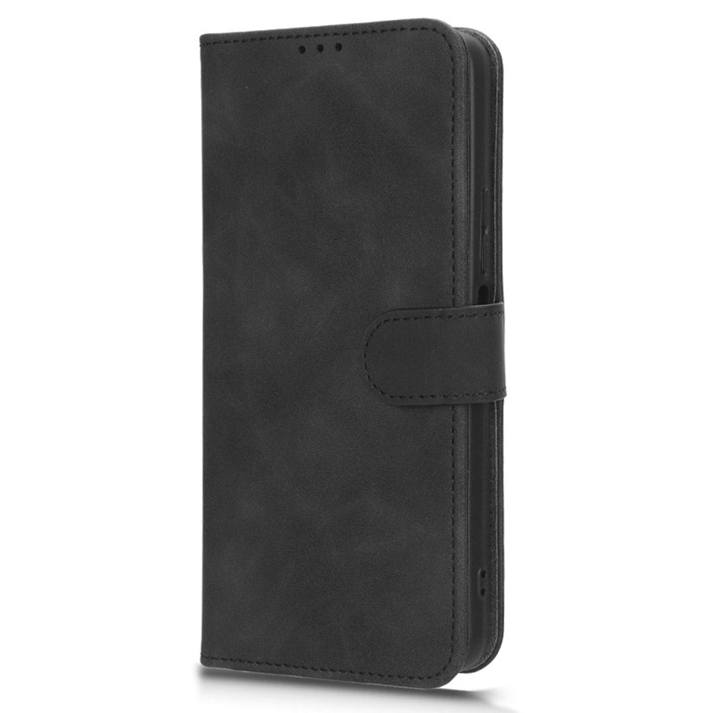 For Infinix Smart 7 Plus / Smart 7 (India) PU Leather Flip Wallet Cover Skin-touch Phone Case with Stand