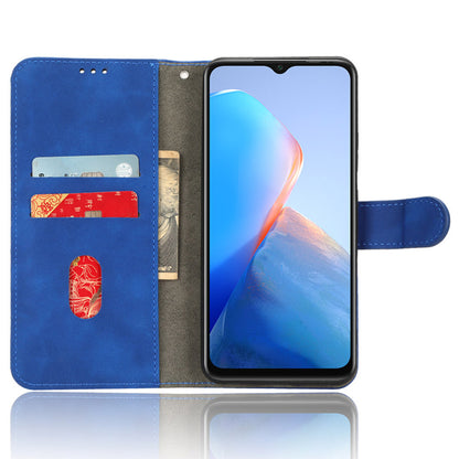 For Infinix Smart 7 Plus / Smart 7 (India) PU Leather Flip Wallet Cover Skin-touch Phone Case with Stand